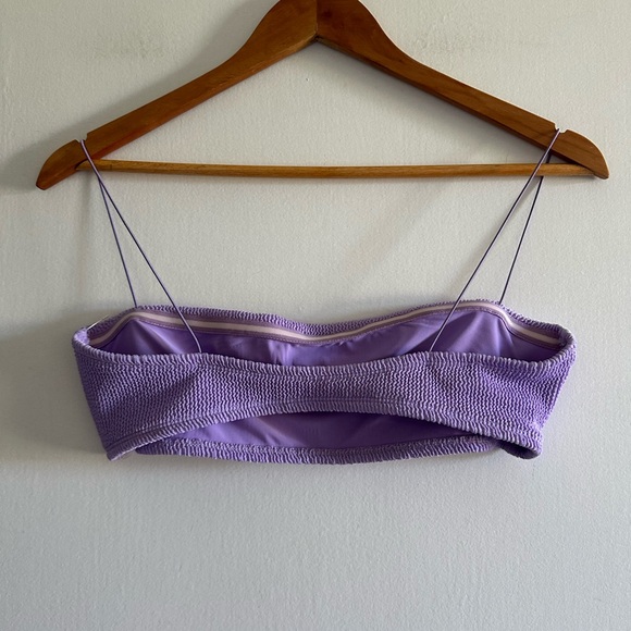 Gigi C Purple Jewel Vivian Bikini Top Size Large EUC - Picture 4 of 7